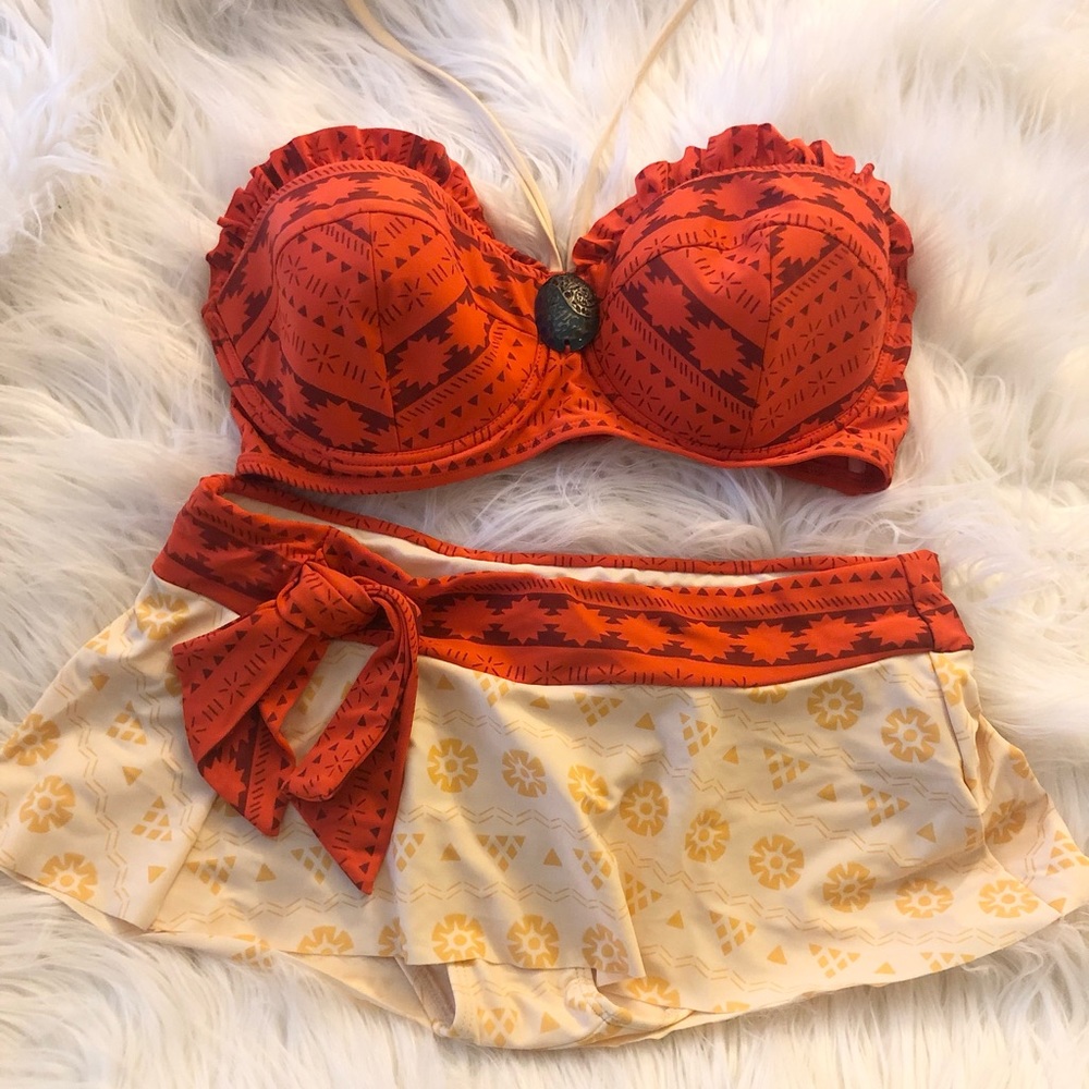 DISNEY MOANA HEART OF TE FITI SWIM TOP AND BOTTOM